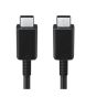 كابل USB سامسونج من فئة C إلى فئة C، طول 1 متر، اسود- EP-DN975BBEGCA