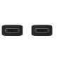 كابل USB سامسونج من فئة C إلى فئة C، طول 1 متر، اسود- EP-DN975BBEGCA
