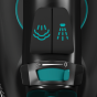 Mienta Extreme Steam Iron, 250ml, 2300 Watt, Black and Turquoise - SI181338C