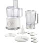 Black + Decker Food Processor with Attachments, 1.8 Liters, 750W, White - FX760