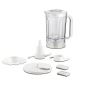 Black + Decker Food Processor with Attachments, 1.8 Liters, 750W, White - FX760