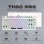 كيبورد جيمنج إيبو ميكر  TH80 برو لاسلكية ميكانيكية - أبيض