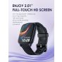 Oraimo 4 Plus Smart Watch, Black Case and Strap - OSW-801