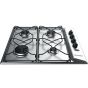 Indesit Gas Built-In Hob 4 Burners, Silver - PAA 642 IX/I EE