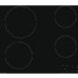 Ariston Electric Built-In Hob 4 Burners, Black - HR 611 C A