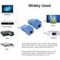 LDOC HDMI Extender Adapter, HDMI to RJ45 Ethernet Network Converter Over by Cat5-e/6 Cable Splitter 1080p up to 30m/98ft Repeater for HDTV HD TV DVD PS4 STB, 100 Feet