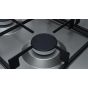 Bosch Serie 4 Gas Built-In Hob, 4 Burners, Stainless steel - PGP6B5O62Q