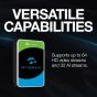 Seagate Skyhawk Internal HDD, 10 TB, 3.5 Inch, Silver - ST10000VEZ01