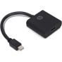 HP Mini DisplayPort to HDMI Black