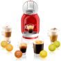 DeLonghi Nescafe Dolce Gusto MiniMe Espresso Machine, 0.8 Liters, 1500 Watt, White and Red - W.EDG305.WR