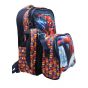 Gharibo Bags School Backpack With Lunch Bag and Pencil Case for Boys, Spider Man Pattern - Multi Color