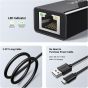 محول مايكرو USB إلى RJ45 ايثرنت يوجرين، اسود - 30985