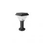 Philips Essential Smart Bright Solar Bollard, 1.5W, Warm, Black - H300- BGC010 LED2/730 SS
