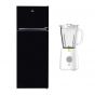 Beko No Frost Top Freezer Refrigerator, 408 Liters, Inverter, Black- RDNE448M20B, with Blender, 1.5 Liters, 600 Watt - TBN 62608 W