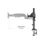 North Bayou Desk Mount, 17-27 inch Monitors, Black - h80