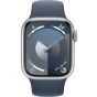 Apple Watch Series 9 , 45mm, Aluminum Case with Storm Blue Sport Band