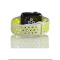 Silicone Sport Band for Nike Apple Watch, 38mm- Yellow and Gray