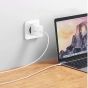 كابل USB-C يوجرين، 1 م - ابيض