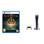 Sony PlayStation 5, 1 Wireless Controller, White - CFI-1016A01 MEE, with Elden Ring for PlayStation 5