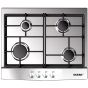 Ocean Gas Hob, 60cm, 4 Burners, Stainless Steel - PWN64IPROCE