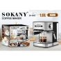 ماكينة اسبريسو سوكاني، 1.6 لتر، 850 وات، ستانلس ستيل - SK-6863