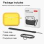 Doboli Silicone Earbuds Cover for Apple AirPods Pro - Yellow