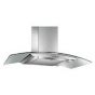Turboair Built-In T-Shape Hood, 90 CM, Silver - PANTHEON IX/F/90/SS/PB/LX