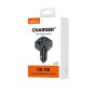 شاحن سيارة ريتسي متعدد الوظائف، 15+15 وات، 2 منفذ USB، و1 منفذ USB-C، اسود - RQ08