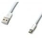 كابل ايفون USB فئة A الي مايكرو USB، 2متر، ابيض - Kx2149