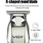 VGR Cordless Hair Clipper, Dry, Black - V-171