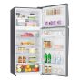 LG Top Freezer Refrigerator with Inverter Motor, No Frost, 506 Liters, Silver - GN-H722HLHL