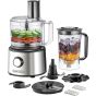 Black + Decker Food Processor, 750 Watt, Silver- FX760SB-B5
