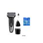 Kemei 3 In 1 Rechargeable Hair Clipper, Black - KM-6776, with Gift Bag