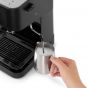 DeLonghi Stilosa Manual Espresso Machine, 2 Cups, 1100 Watt, Black - EC230.BK