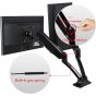 Loctek Dual Arm Holder for 10 to 27 Inch Monitors, Black - LYSB00ST052XS-CMPTRACCS
