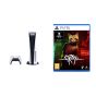 Sony PlayStation 5, 1 Wireless Controller, White - CFI-1016A01 MEE, with Stray for PlayStation 5