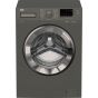 Beko Front Load Inverter Washing Machine, 7 Kg, Grey - WTV 7512 XMCI2, with Steam Iron, 2200 Watt - SIM 3122 T