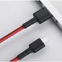 Xiaomi Mi USB-A to USB Type-C cable, 1 Meter, Black-Red - SJV4110GL