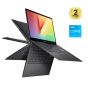 لاب توب اسوس فيفو بوك TP470EA-EC003W، انتل كور i3-1115G4، شاشة 14 بوصة FHD، ذاكرة 256 جيجا SSD، رام 4 جيجا، كارت شاشة انتل UHD جرافيكس، ويندوز 11 - اسود