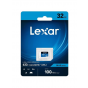 Lexar Class 10 633X UHS-I MicroSDHC Memory Card, 32GB, Black and Blue - LMS0633032G-BNNNG 