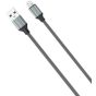 كابل لدنيو USB فئة A الي لايتننج، 2 متر، رمادي - LS442