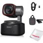 OBSBOT Tiny 2 PTZ Webcam with Microphone, 4K - Black
