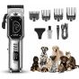 VGR Rechargeable Pet Clipper, Dry, Silver - V-201
