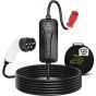 AFYEEV Type 2 Electric Car Charging Cable, 16A, 11KW - Black