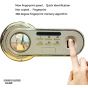 Safety Tech Biometric Fingerprint Safe Box, 30 Liters, Black and Gold - GN30 SFT3