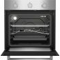 Beko Built-in Gas Oven With Electric Grill, 60 cm, 66 Liters, Stainless and Silver  - BBIH12100XC