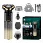 VGR Hair Trimmer, Dry, Black and Gold - V-388