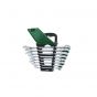 Bosch Ratchet Combination Wrench Set, 8 Piece - Black and Green