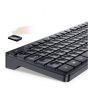 Ugreen Wireless Mouse and keyboard Set, Black - MK006