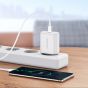 كابل USB-C يوجرين، 60 وات، 1 متر، ابيض - US264